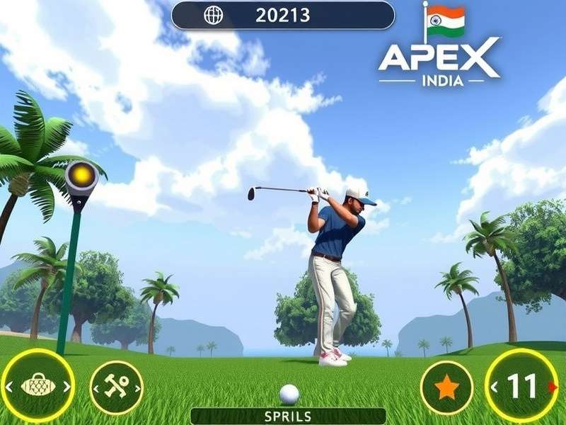 Golf Apex India Game Screenshot